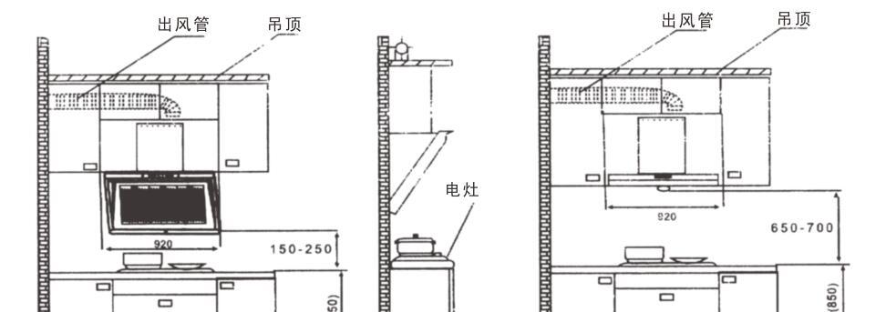 侧吸式油烟机安装高度的选择及注意事项（侧吸式油烟机安装高度的标准和优化方案）