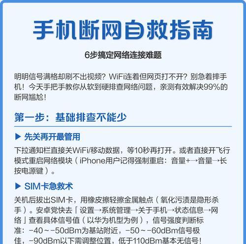 网络断网故障处理技巧（实用的网络故障排查方法）