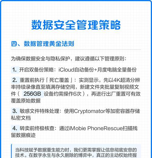完整备份和恢复iPhone数据（教你如何轻松备份和恢复你的iPhone数据）
