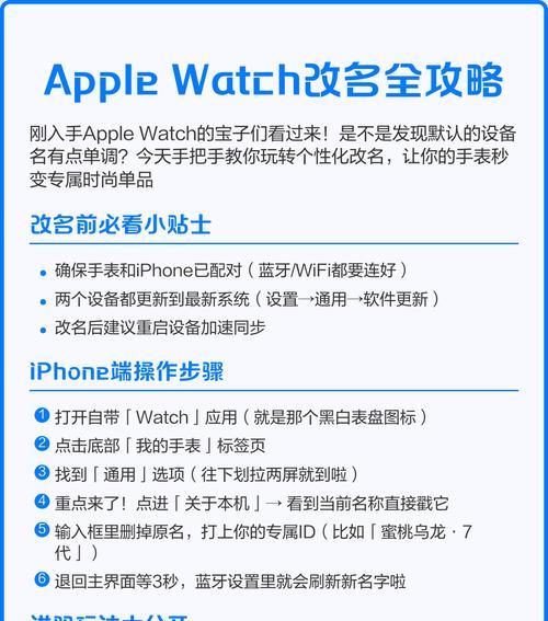 蓝牙手表设备改名步骤是什么？改名后如何同步更新？